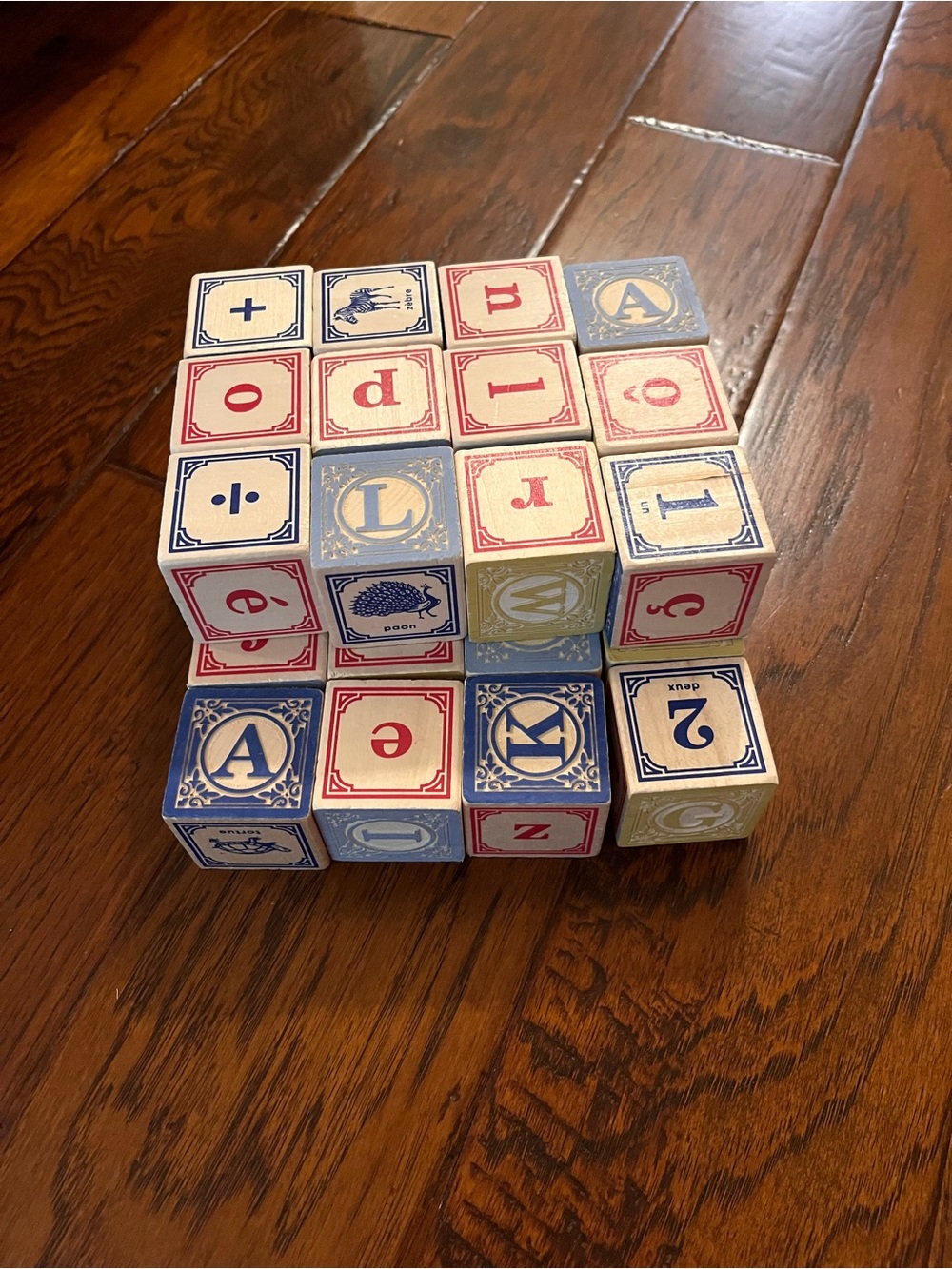 Uncle Goose Wooden ABC blocks- French